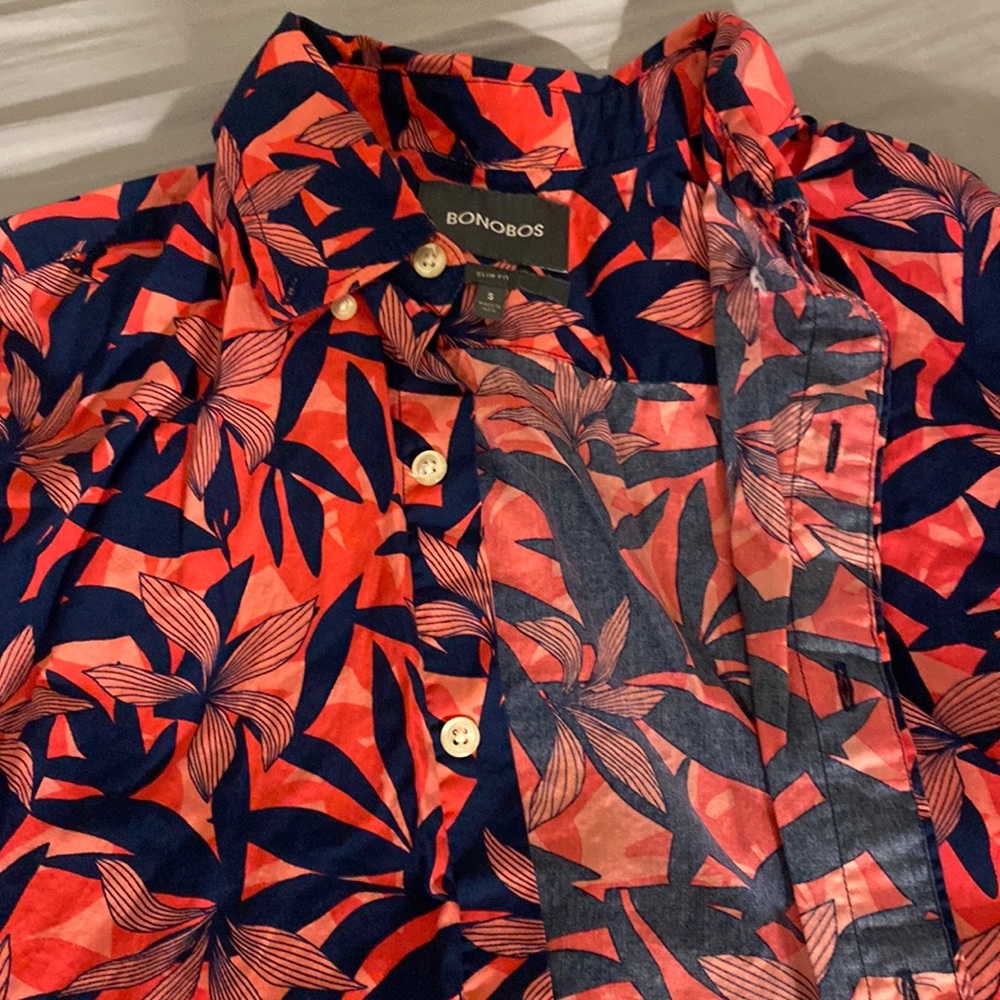 Bonobos Men’s Riviera Shirt — Slim Fit — S